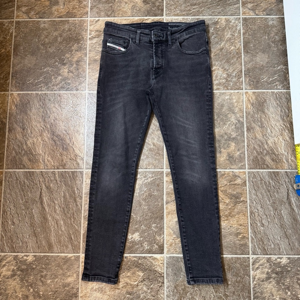 Diesel Industry Denim Division Jeans Men’s 33 Slim Skinny Black Denim